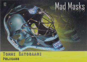 2007-08 Cardset Finland - Mad Masks - Yellow #12 Tommi Satosaari Front