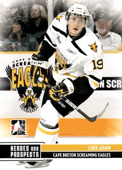 2009-10 In The Game Heroes and Prospects #106 Luke Adam Front