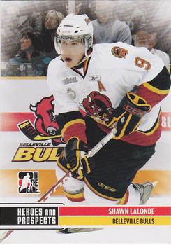 2009-10 In The Game Heroes and Prospects #82 Shawn Lalonde Front