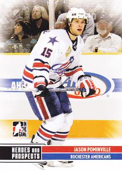 2009-10 In The Game Heroes and Prospects #20 Jason Pominville Front