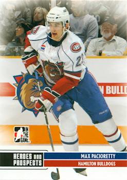 2009-10 In The Game Heroes and Prospects #56 Max Pacioretty Front
