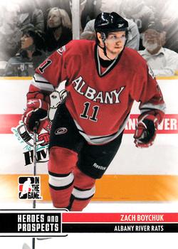 2009-10 In The Game Heroes and Prospects #67 Zach Boychuk Front