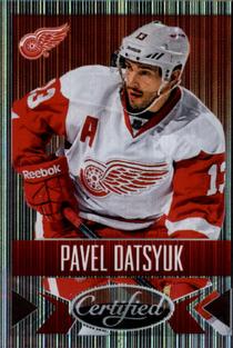 2014-15 Panini Stickers #62 Pavel Datsyuk Front