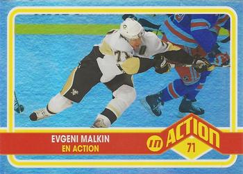 2009-10 O-Pee-Chee - In Action #ACT2 Evgeni Malkin Front