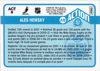 2009-10 O-Pee-Chee - In Action #ACT9 Ales Hemsky Back