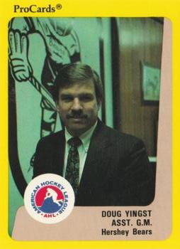 1989-90 ProCards AHL #NNO Doug Yingst Front