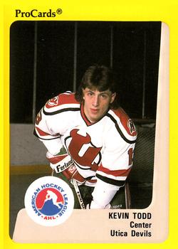 1989-90 ProCards AHL #205 Kevin Todd Front