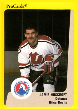 1989-90 ProCards AHL #217 Jamie Huscroft Front
