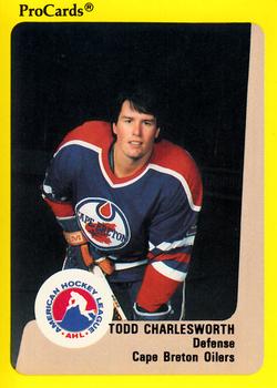 1989-90 ProCards AHL #139 Todd Charlesworth Front