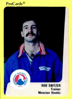 1989-90 ProCards AHL #50 Rob Snitzer Front