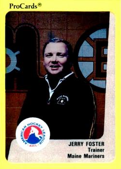1989-90 ProCards AHL #74 Jerry Foster Front