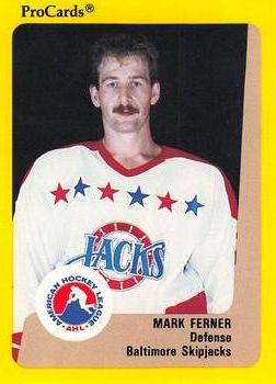 1989-90 ProCards AHL #89 Mark Ferner Front