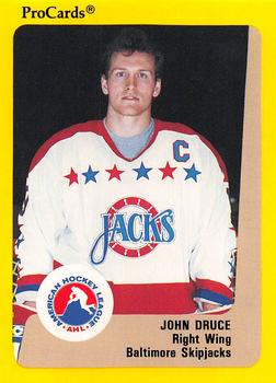 1989-90 ProCards AHL #100 John Druce Front