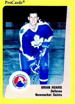1989-90 ProCards AHL #111 Brian Hoard Front