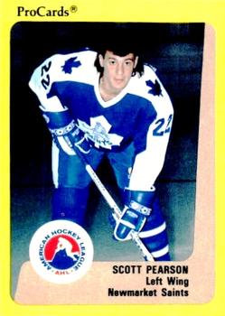 1989-90 ProCards AHL #119 Scott Pearson Front