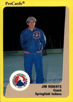 1989-90 ProCards AHL #253 Jim Roberts Front