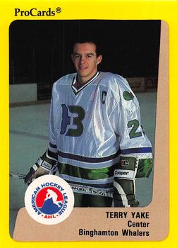 1989-90 ProCards AHL #304 Terry Yake Front