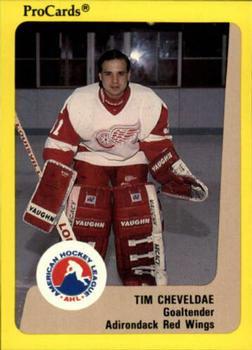 1989-90 ProCards AHL #326 Tim Cheveldae Front