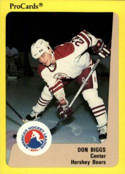 1989-90 ProCards AHL #331 Don Biggs Front
