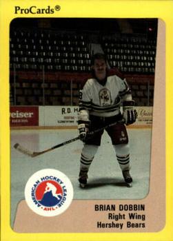 1989-90 ProCards AHL #341 Brian Dobbin Front