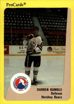 1989-90 ProCards AHL #342 Darren Rumble Front