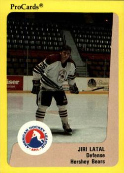 1989-90 ProCards AHL #344 Jiri Latal Front