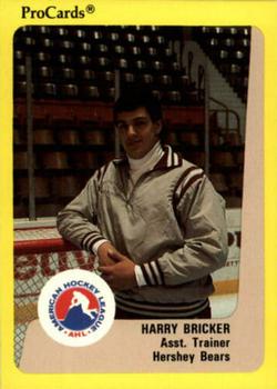 1989-90 ProCards AHL #357 Harry Bricker Front