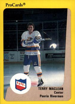 1989-90 ProCards IHL #10 Terry McLean Front