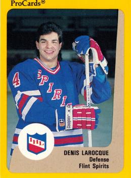 1989-90 ProCards IHL #33 Denis Larocque Front