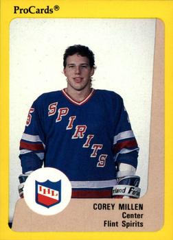 1989-90 ProCards IHL #44 Corey Millen Front