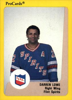 1989-90 ProCards IHL #45 Darren Lowe Front