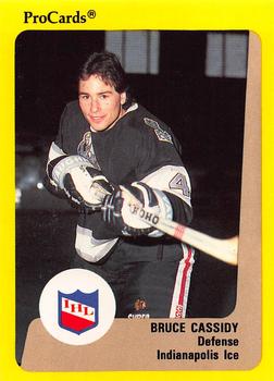 1989-90 ProCards IHL #51 Bruce Cassidy Front