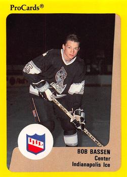 1989-90 ProCards IHL #53 Bob Bassen Front