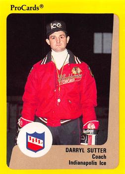 1989-90 ProCards IHL #58 Darryl Sutter Front