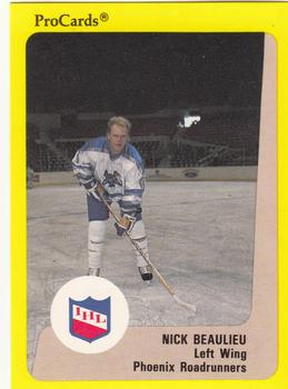 1989-90 ProCards IHL #109 Nick Beaulieu Front
