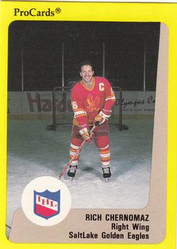 1989-90 ProCards IHL #198 Rich Chernomaz Front