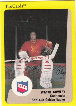 1989-90 ProCards IHL #206 Wayne Cowley Front