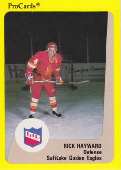 1989-90 ProCards IHL #207 Rick Hayward Front