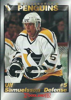 1993-94 Foodland Pittsburgh Penguins #3 Ulf Samuelsson Front