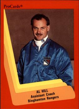 1990-91 ProCards AHL/IHL #20 Al Hill Front