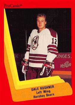 1990-91 ProCards AHL/IHL #28 Dale Kushner Front