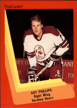 1990-91 ProCards AHL/IHL #42 Guy Phillips Front