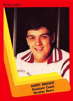 1990-91 ProCards AHL/IHL #52 Harry Bricker Front