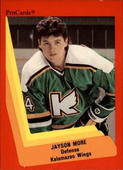 1990-91 ProCards AHL/IHL #99 Jayson More Front