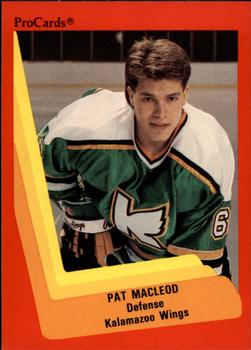 1990-91 ProCards AHL/IHL #108 Pat MacLeod Front