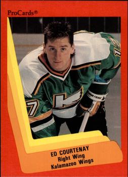 1990-91 ProCards AHL/IHL #116 Ed Courtenay Front