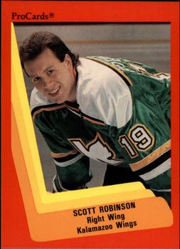 1990-91 ProCards AHL/IHL #118 Scott Robinson Front