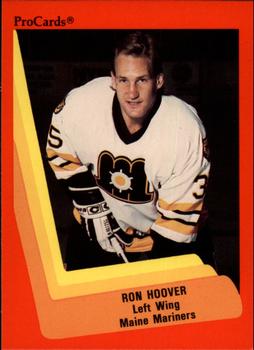 1990-91 ProCards AHL/IHL #126 Ron Hoover Front