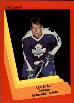 1990-91 ProCards AHL/IHL #150 Len Esau Front