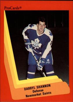 1990-91 ProCards AHL/IHL #151 Darryl Shannon Front